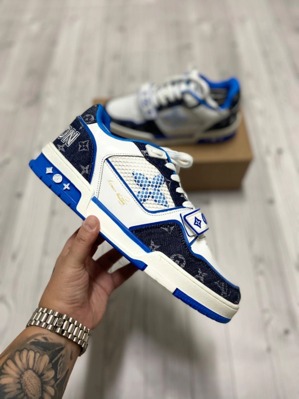 Louis Vuitton Skate - Azul e Branco