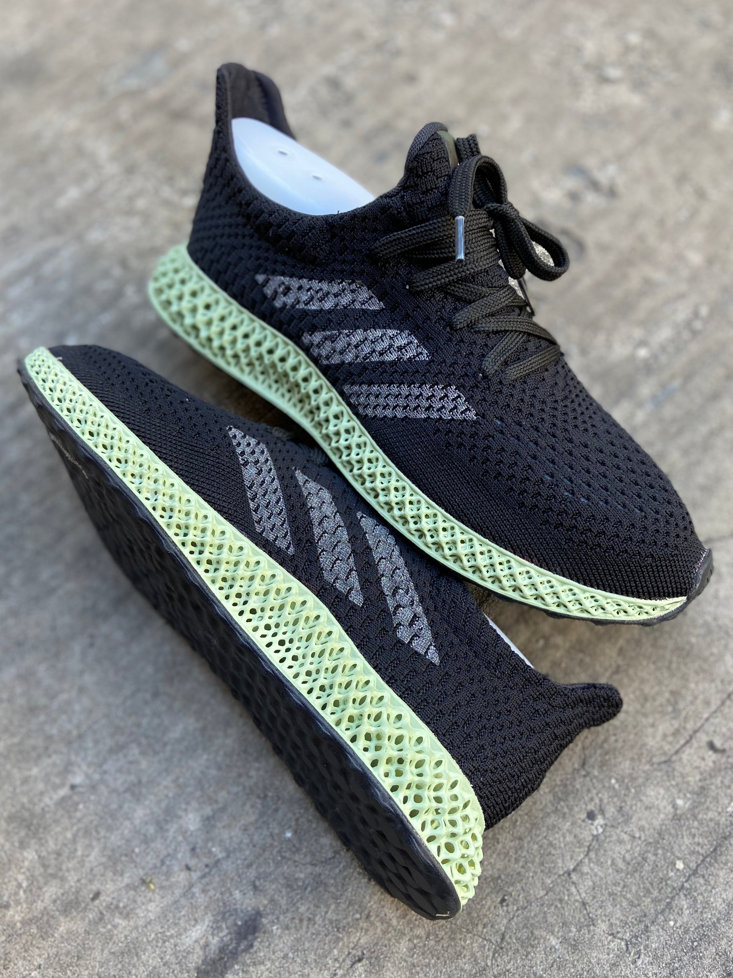 Adidas 4D Fituricraft Preto e verde - Importado