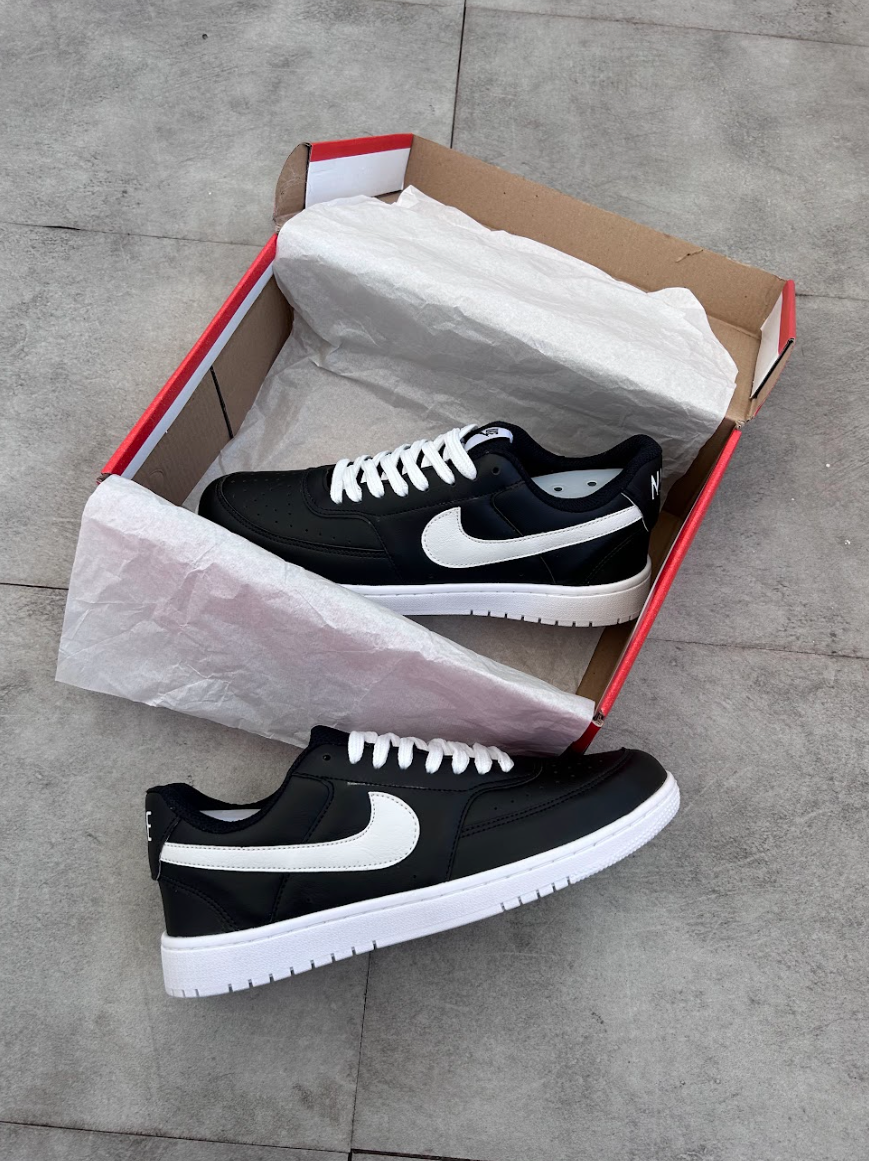 Nike Court Vision - Preto/Branco