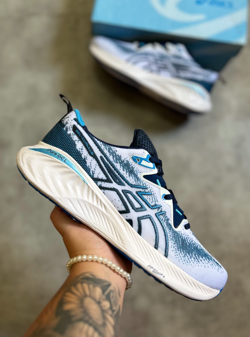 Asics Gel - Branco/Azul