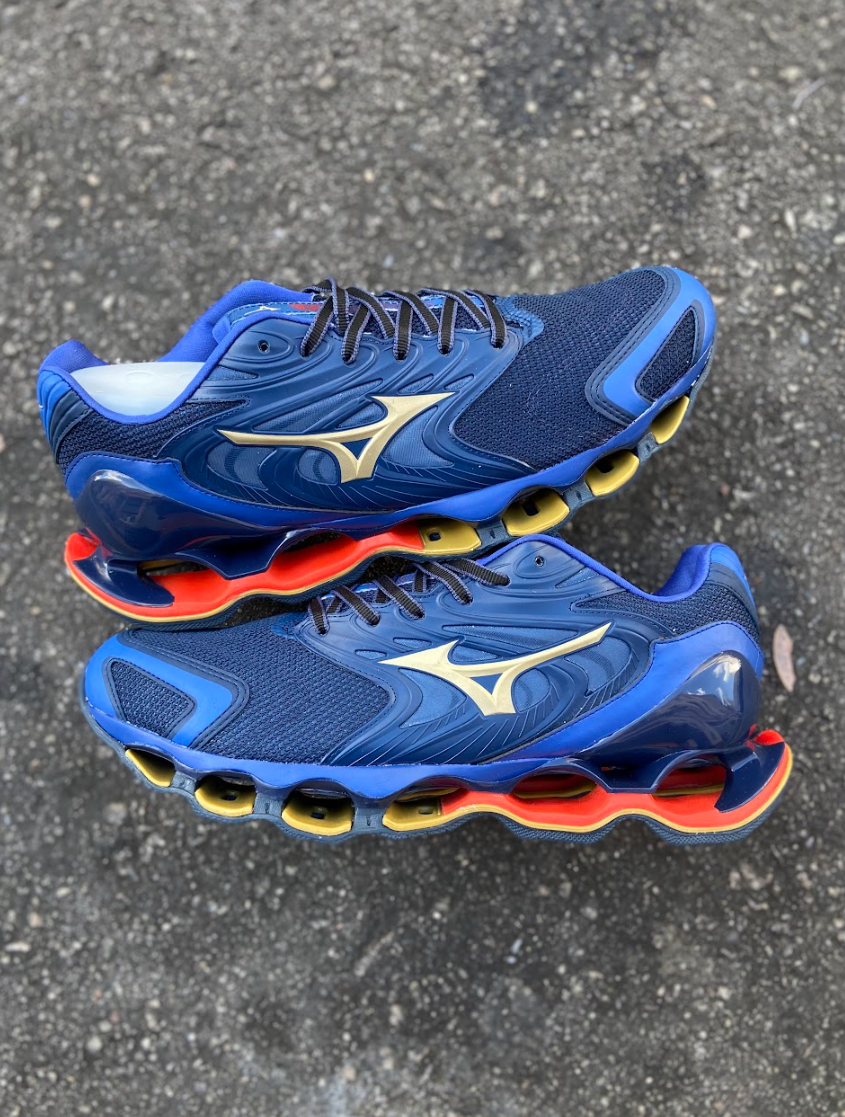 Mizuno Prophecy 12 S - Azul com Laranja