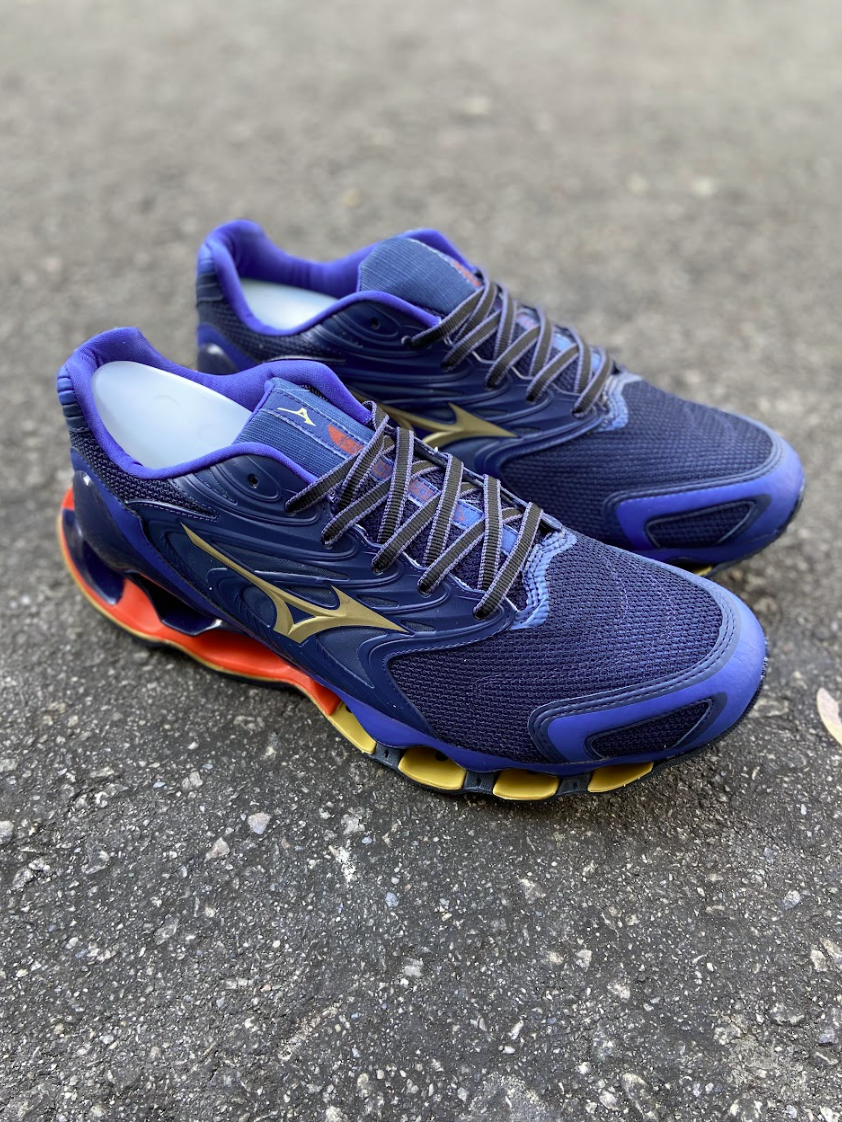 Mizuno Prophecy 12 S - Azul com Laranja