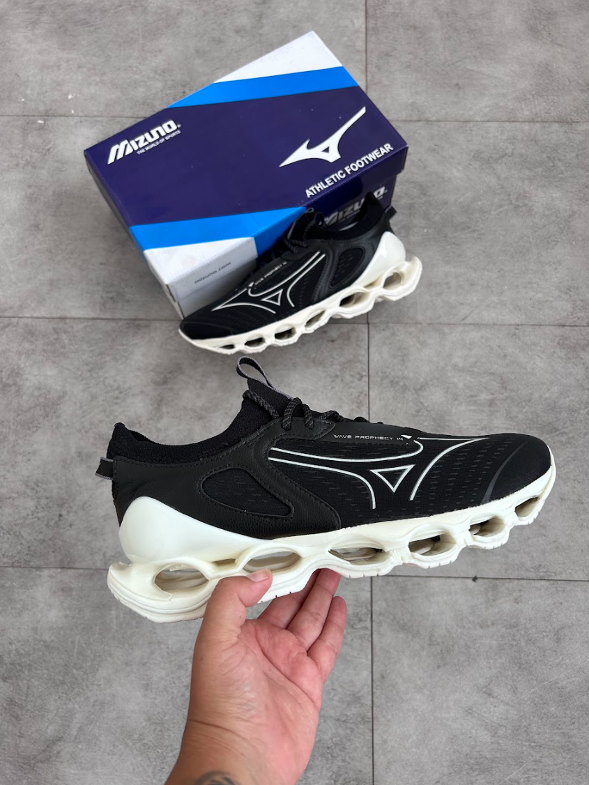 Mizuno Prophecy 14 - Preto com Branco