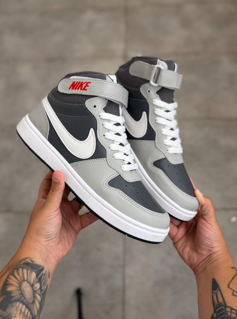 Nike Court Borough Mid - Cinza