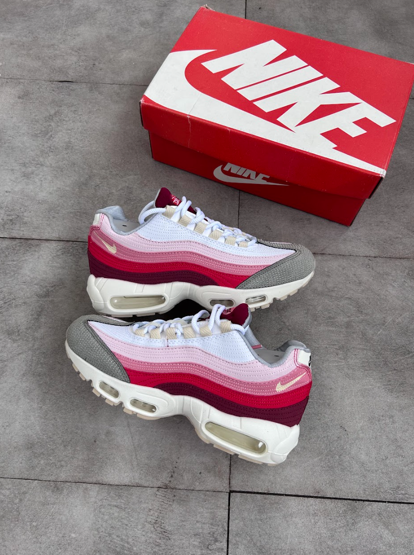 Nike Air Max 95 - Branco e Vermelho