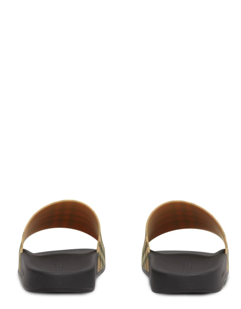 Burberry - Slide com estampa xadrez vintage