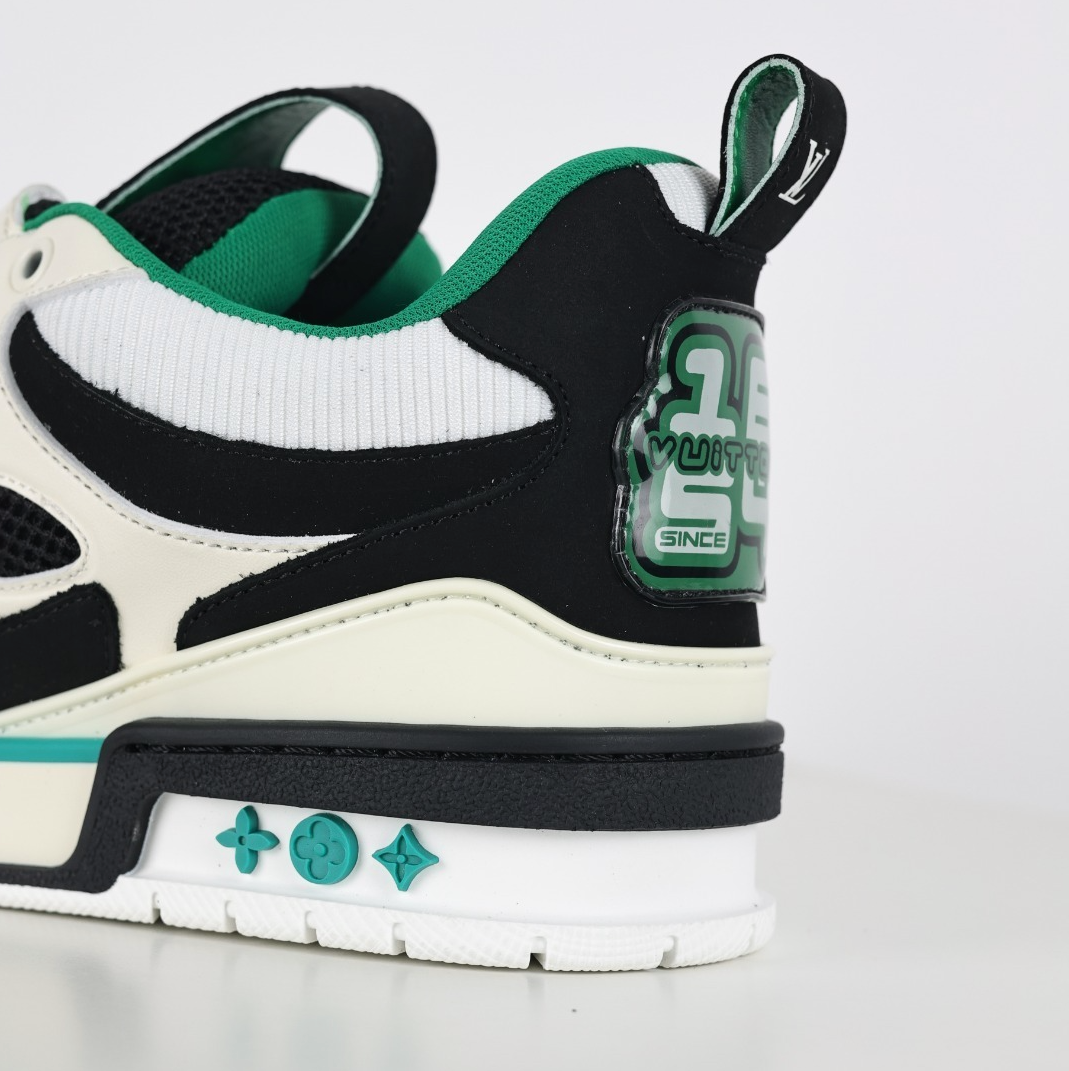 Louis Vuitton Skate - Preto, Branco e Verde