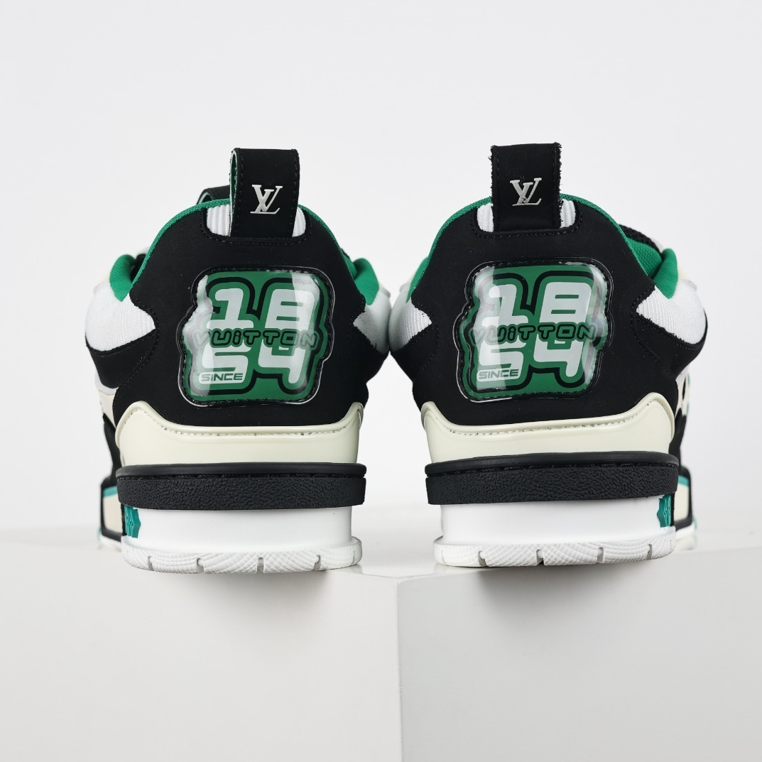 Louis Vuitton Skate - Preto, Branco e Verde