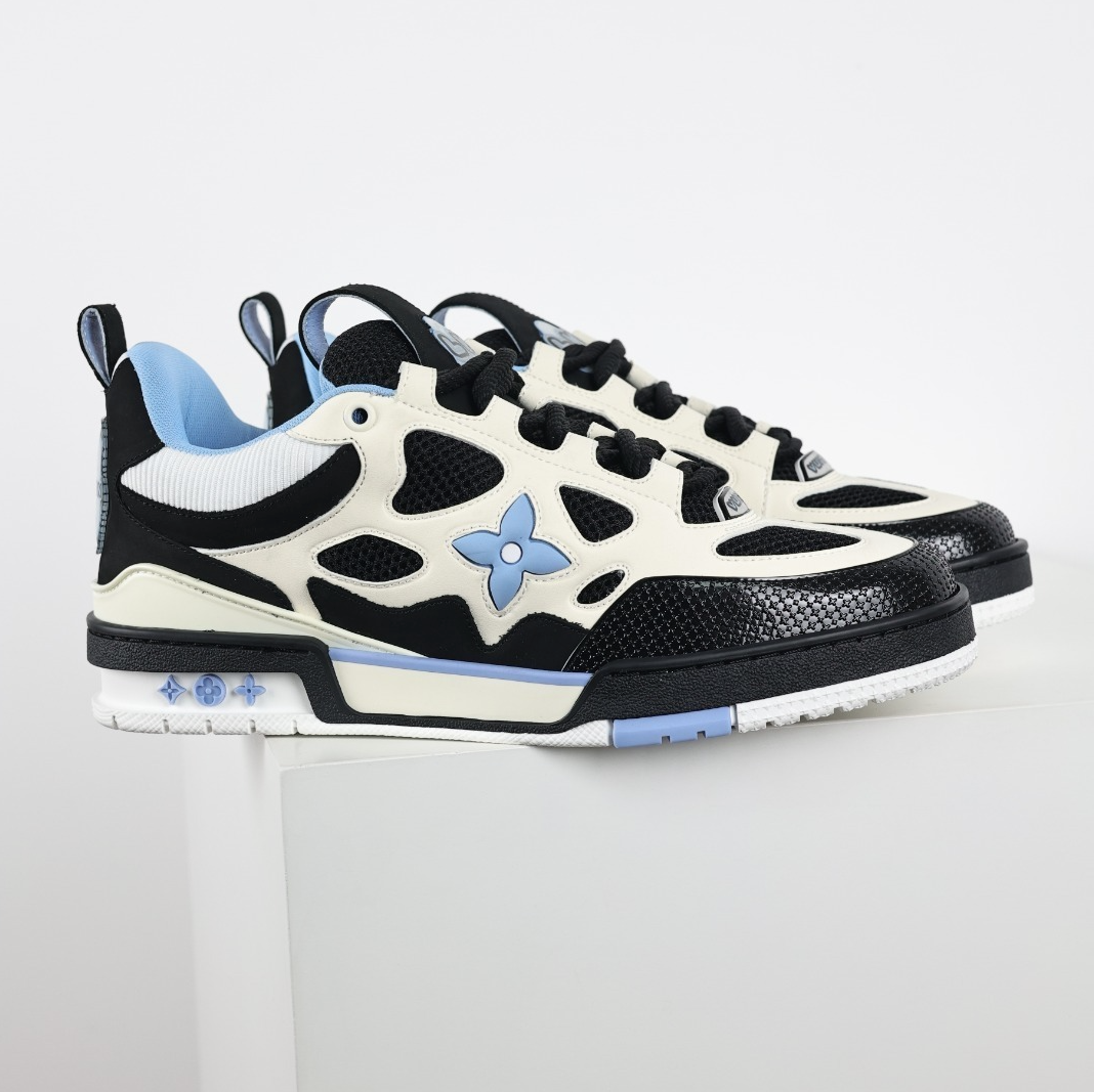 Louis Vuitton Skate - Preto, Branco e Azul
