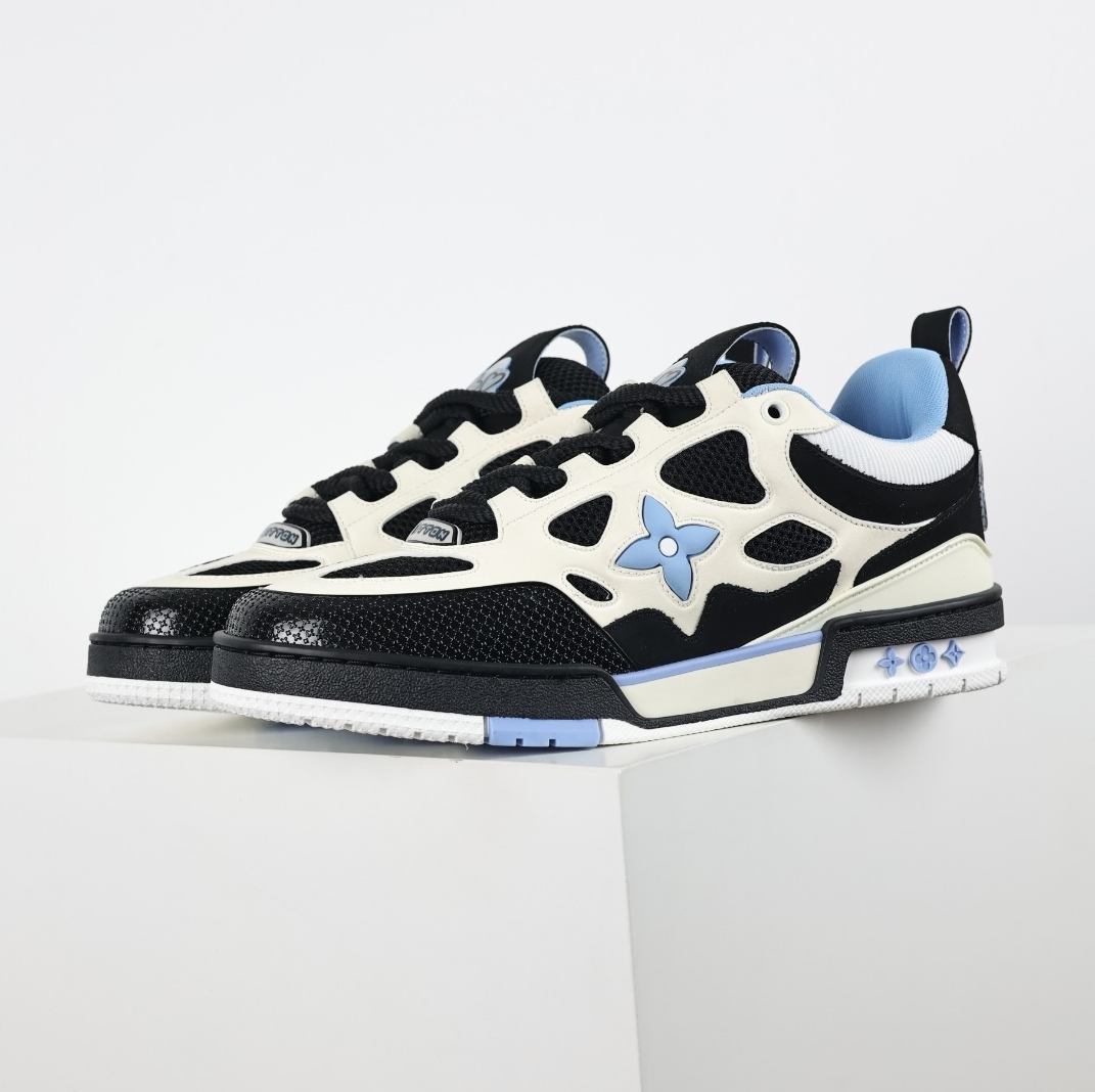 Louis Vuitton Skate - Preto, Branco e Azul