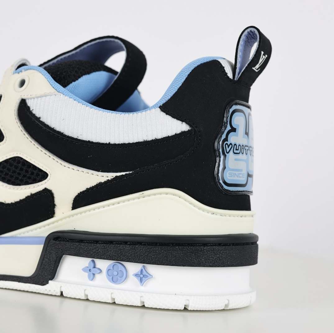 Louis Vuitton Skate - Preto, Branco e Azul