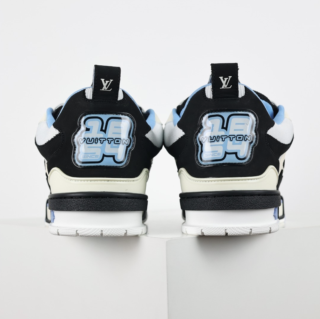 Louis Vuitton Skate - Preto, Branco e Azul