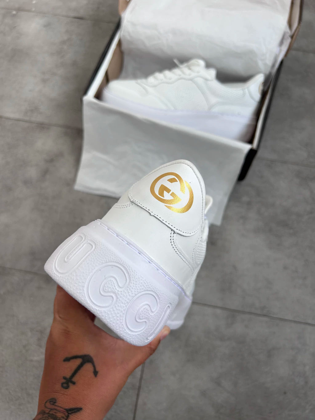 Gucci Plataforma Branco