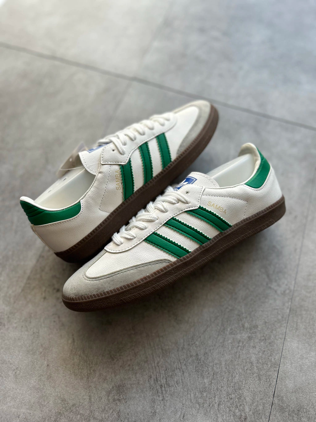 Adidas Samba - Branco e Verde