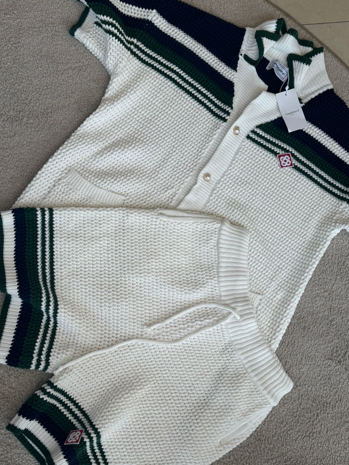 conjunto Casa Blanca Green Blue