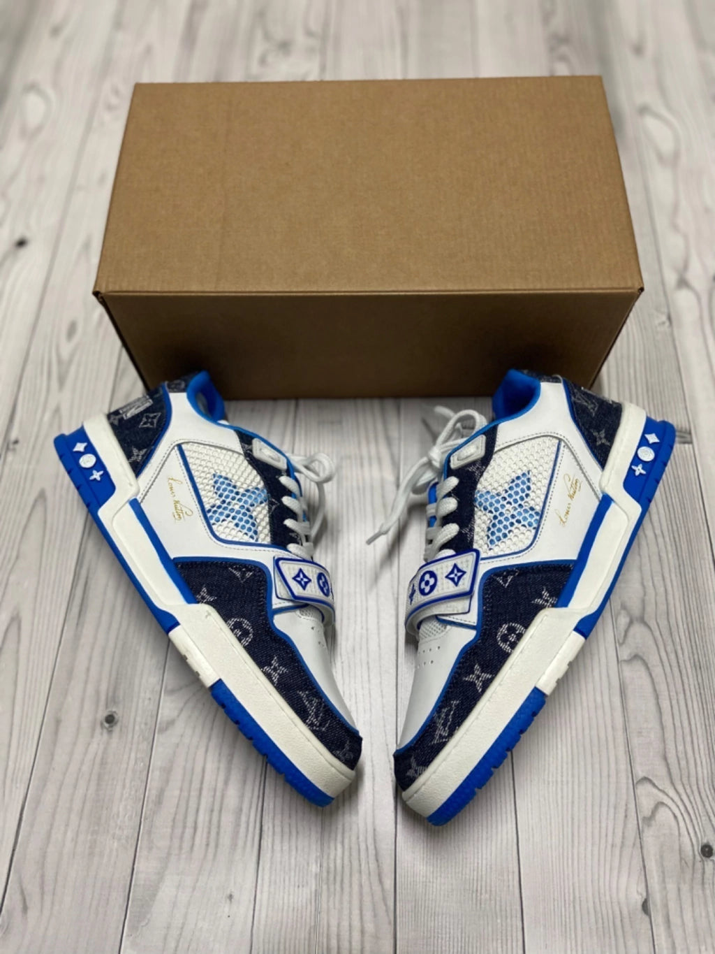 Louis Vuitton Skate - Azul e Branco