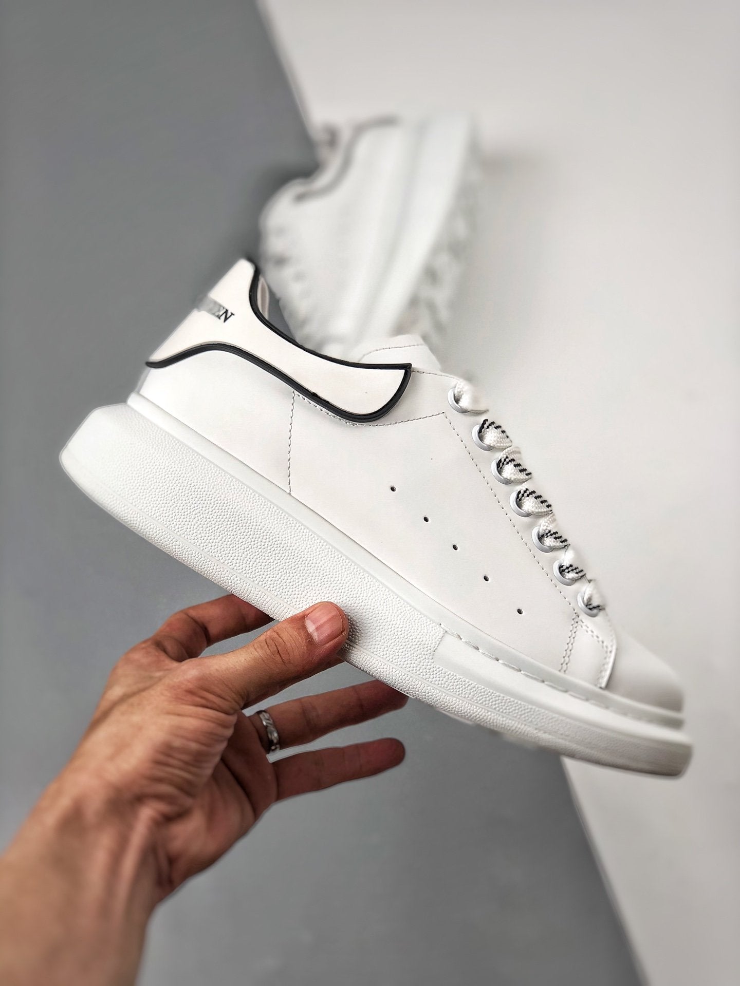 Alexander McQueen Oversized White Black Colorful - Super Premium