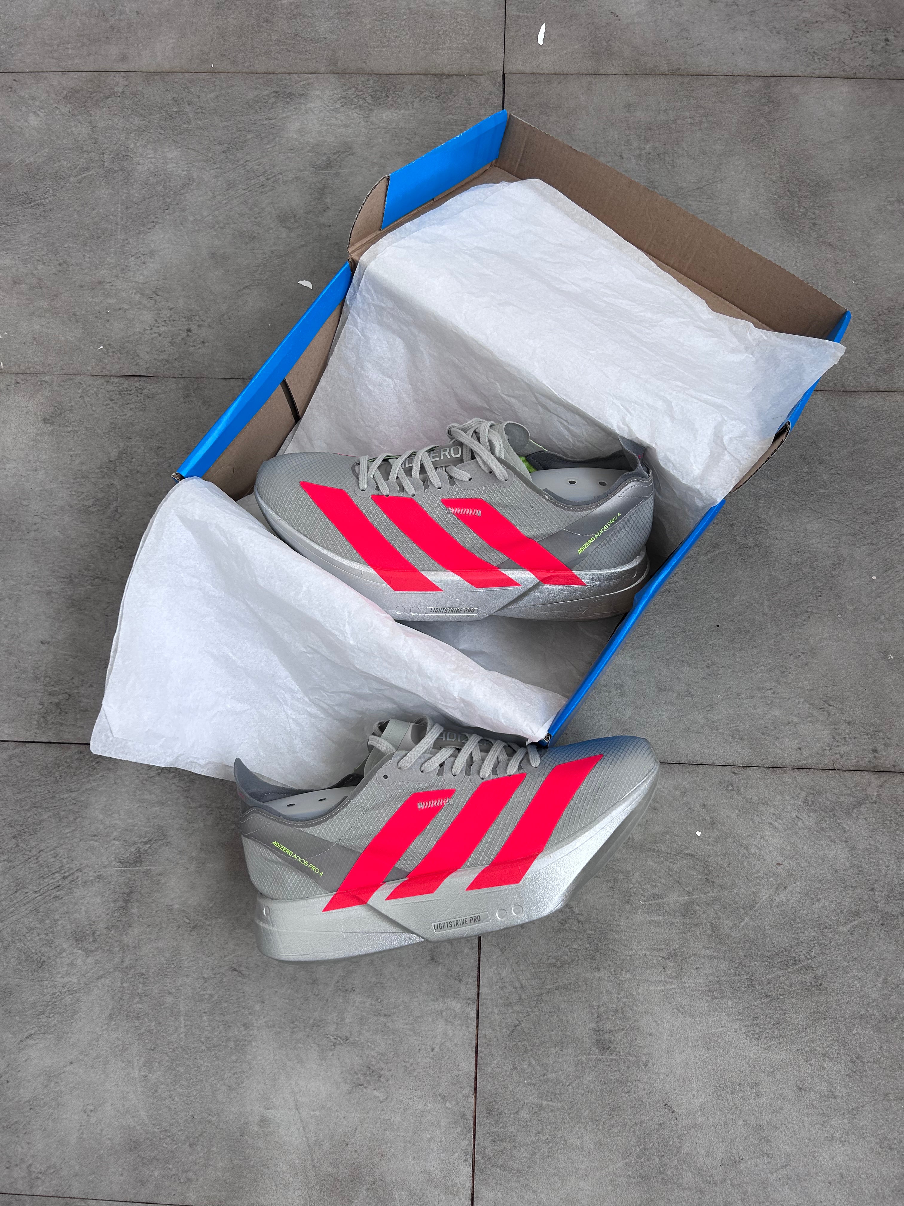 Adidas Adizero Adios Pro 4 Cinza- Importado