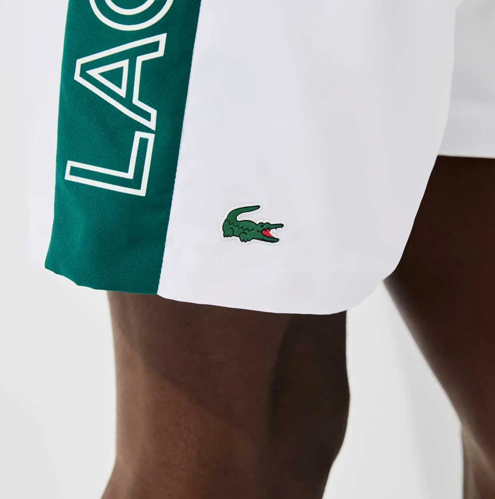 Shorts Lacoste - Branco e Verde