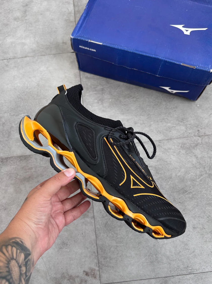 Mizuno Prophecy 14 - Preto e Laranja