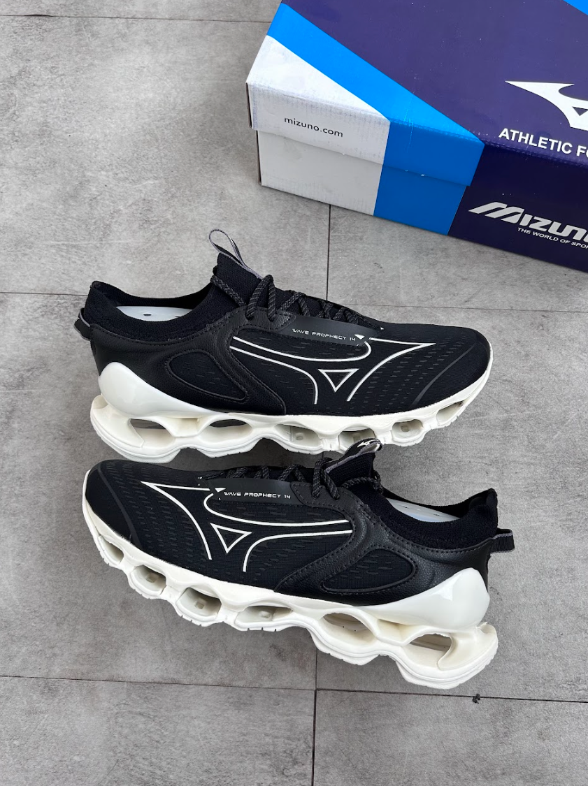 Mizuno Prophecy 14 - Preto com Branco