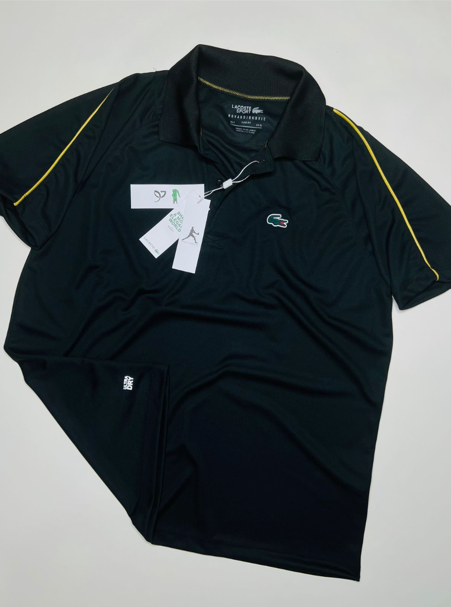 Polo Lacoste Sport Novak Djokovic - Preta
