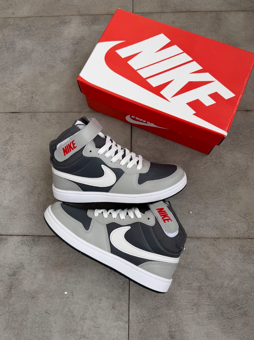 Nike Court Borough Mid - Cinza