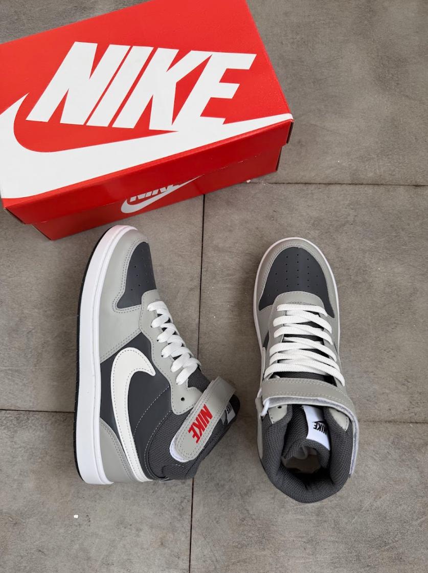 Nike Court Borough Mid - Cinza