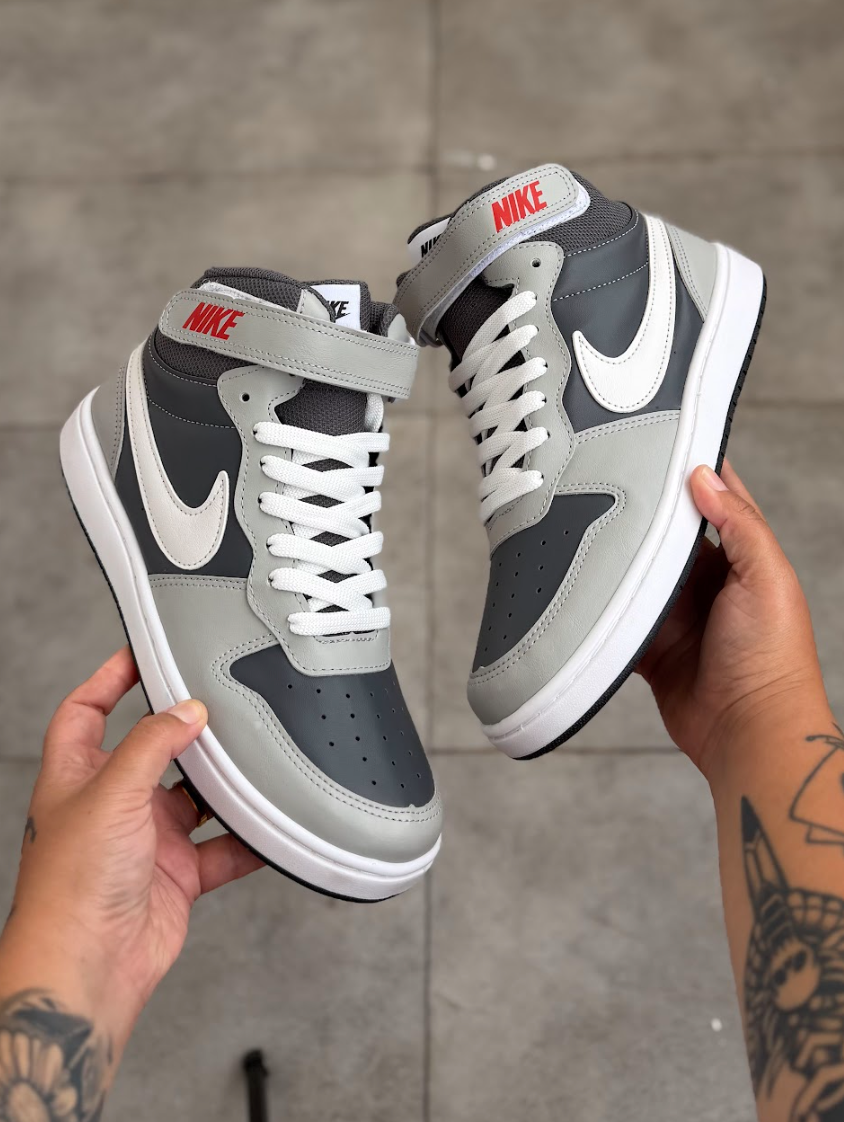 Nike Court Borough Mid - Cinza