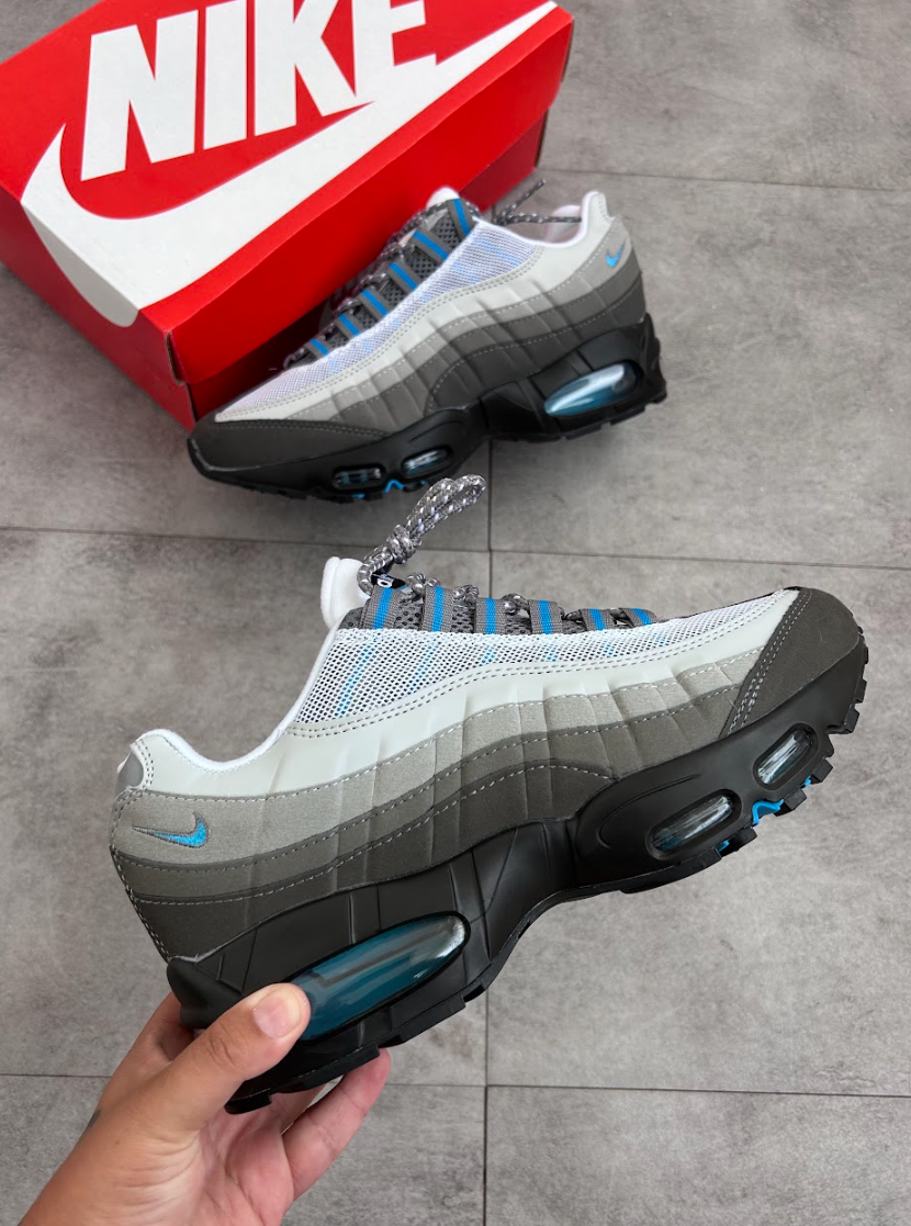 Nike Air Max 95 - Cinza Preto e Azul