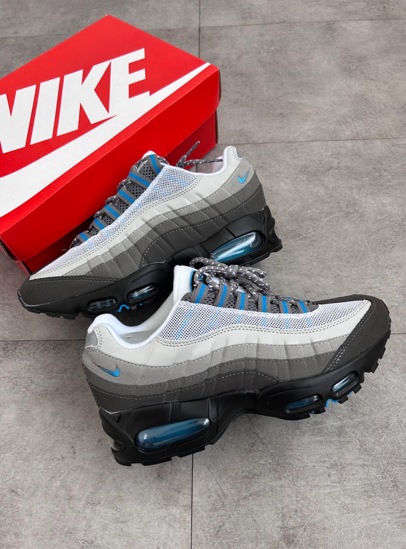Nike Air Max 95 - Cinza Preto e Azul