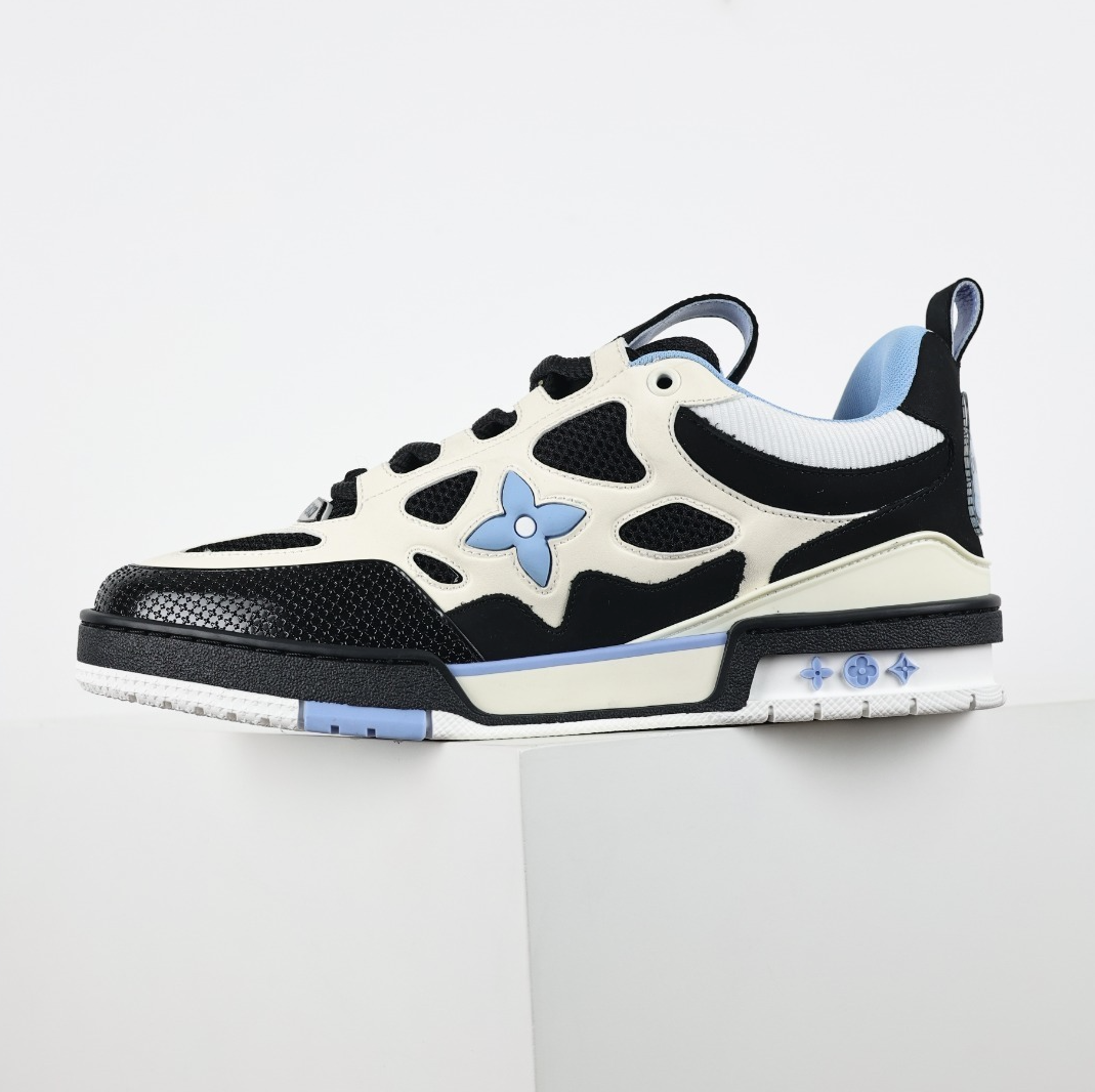 Louis Vuitton Skate - Preto, Branco e Azul