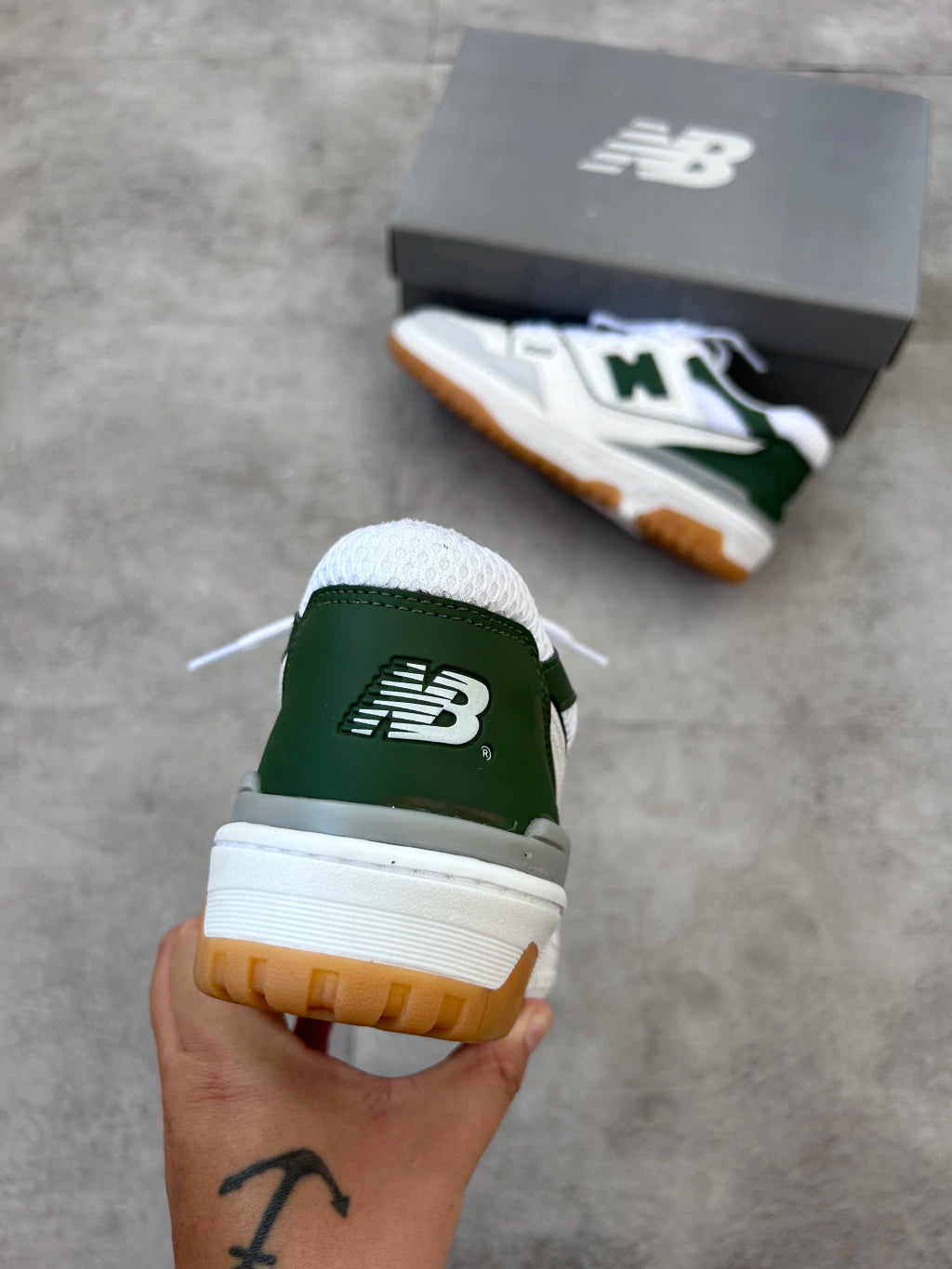 New Balance 550 - Verde e Branco