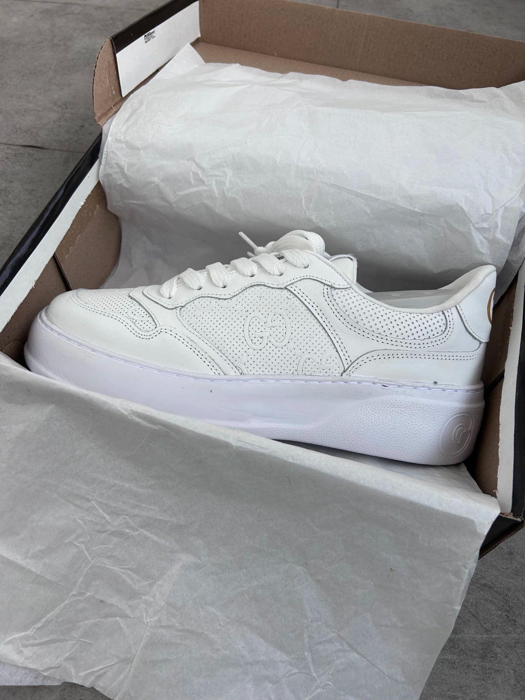 Gucci Plataforma Branco