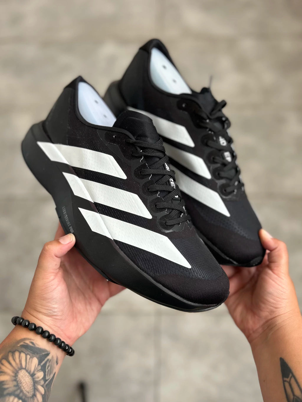 Adidas Adizero - Preto Faixa Branca