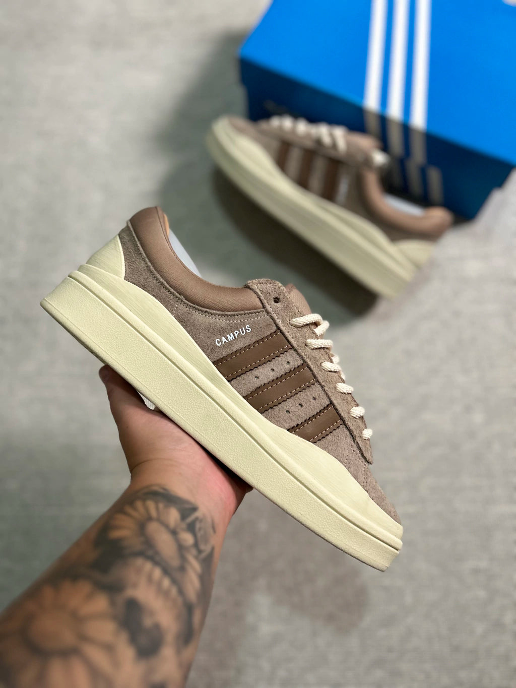 Adidas Bad Bunny x Campus - Marrom