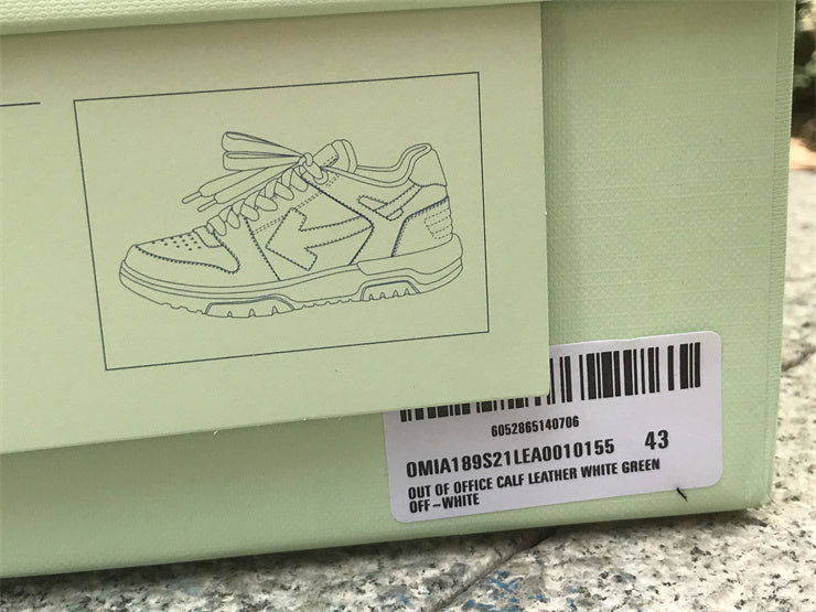 Off-White Out Of Office Branco Verde