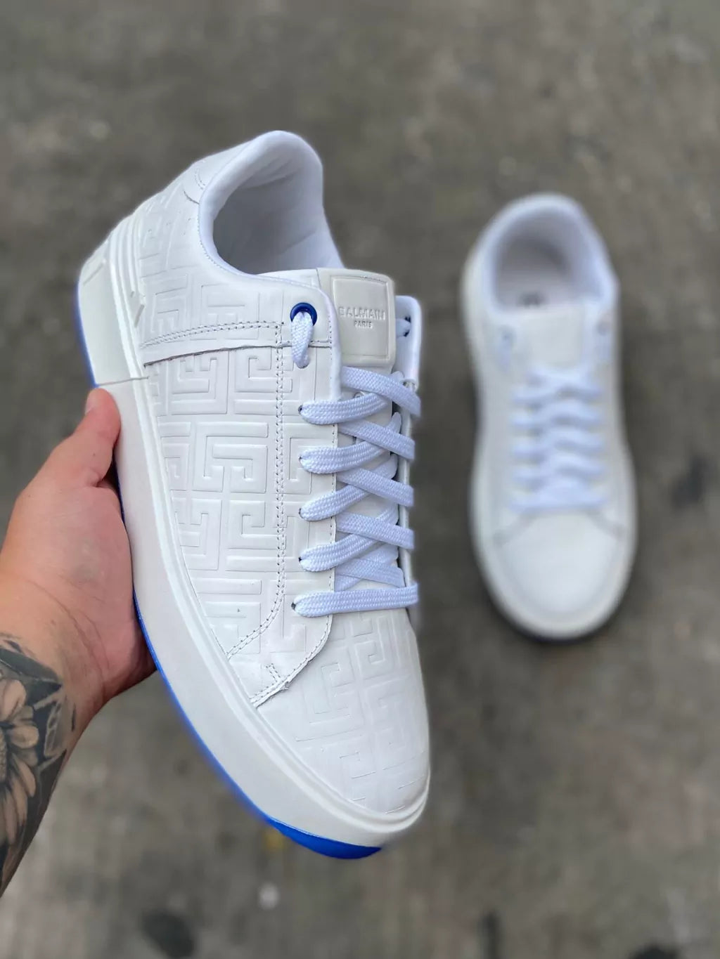 Balmain - Branco e Azul